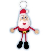 Kinder Bastelsets / Kids Craft Kits Bastelset: Portafortuna Pompon-Set Santa Claus