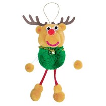 Bastelset: Pompon-Set Glücksbringer reindeer