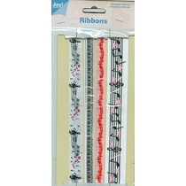 Decoratieve linten, 4 x 1 meter