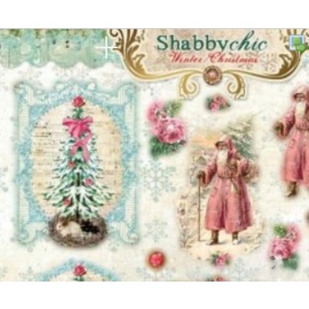 BILDER / PICTURES: Studio Light, Staf Wesenbeek, Willem Haenraets A4 Stanzbogen, Shabby chic, weihnachtlich Schildchen/Anhänger StudioLight