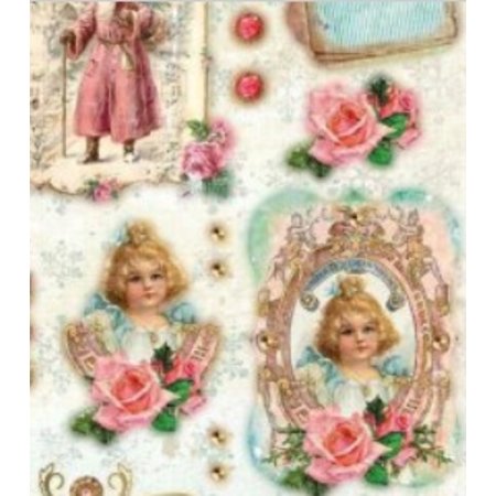 BILDER / PICTURES: Studio Light, Staf Wesenbeek, Willem Haenraets A4 cut sheets, Shabby chic, Christmas labels / Trailers Studio Light