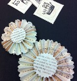 Sizzix Cutting and embossing stencils, Tim Holtz Alterations, Mini Paper Rosettes