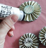 Sizzix Cutting en embossing stencils, Tim Holtz verbouwingen, Mini Paper rozetten