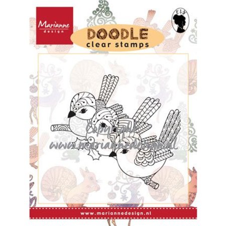 Stempel / Stamp: Transparent Timbro, Trasparente, 3 uccelli