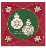 REDDY Bordar parachoques Bola de Navidad para