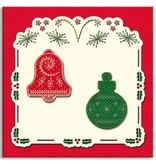 REDDY Borduur stickers, kerstbal voor