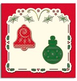 REDDY Sticker, Weihnachtskugel zum besticken