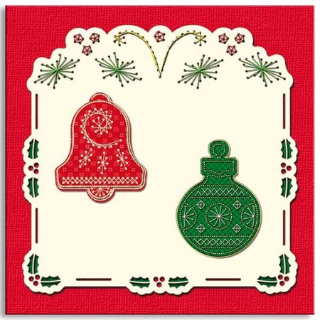 REDDY Sticker, Weihnachtskugel zum besticken