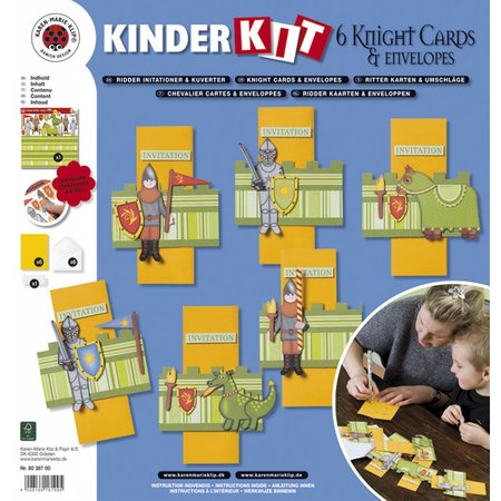 Kinder Bastelsets / Kids Craft Kits Kids Craft Kit: 6 kaarten en enveloppen