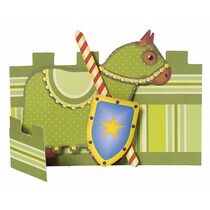 Kids craft set: 6 place cards, knights and lighthouse