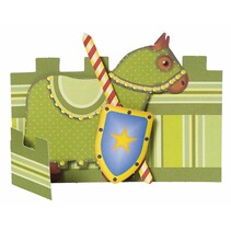 Kids craft set: 6 place cards, knights and lighthouse