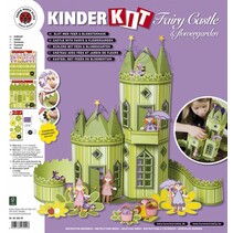 Kids craft set: Fairy Castle with flower garden