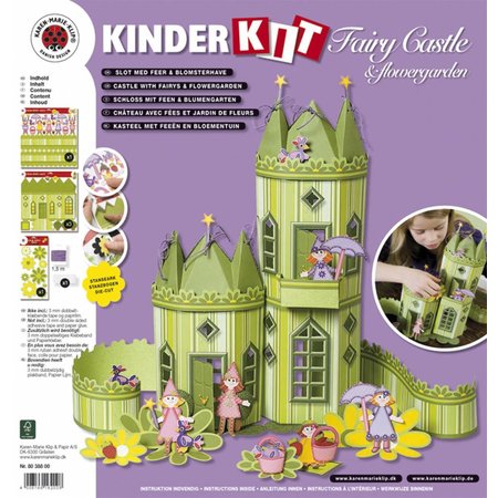 Kinder Bastelsets / Kids Craft Kits Kinderen ambacht set: Fee Kasteel met Blumengartenopy