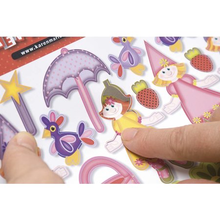 Kinder Bastelsets / Kids Craft Kits Bambini Bastelset 6 carte e buste: Fairies