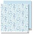 Designer Papier Scrapbooking: 30,5 x 30,5 cm Papier Scrapbooking Paper: Blue Notes