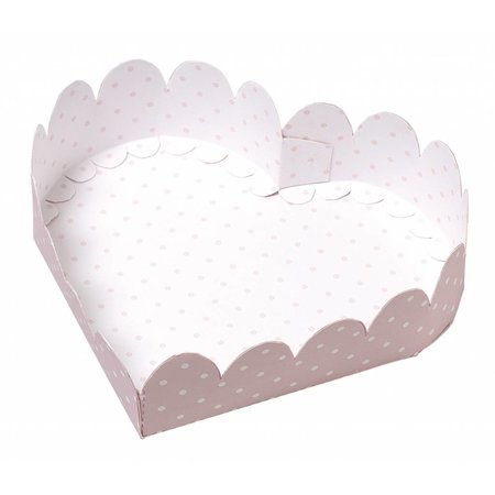 Dekoration Schachtel Gestalten / Boxe ... Caixas coração rosa bebê Stanzbogen