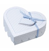 Dekoration Schachtel Gestalten / Boxe ... Hart Dozen baby, gestanst blad lichtblauw