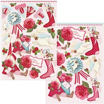 Tilda Set, 4 fogli, Natale