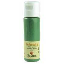 Embossingspulver: evergreen, opaque