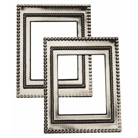 Embellishments / Verzierungen Metal-frame "Art Deco", 7 x 5,5 centimetri