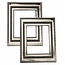 Embellishments / Verzierungen Metal-frame "Art Deco", 7 x 5,5 centímetros