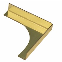Stick to spandrels, brass: 23x23x4mm