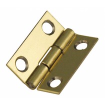 charnières de coffre, laiton: 15x12mm