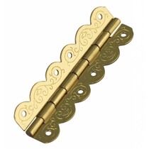 Decoratieve scharnieren, messing: 40x12mm