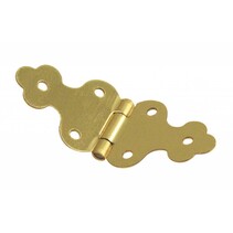 Zierscharniere, vermessingt : 10x30mm