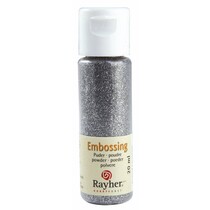 Embossingspulver: brilliant silver, opaque