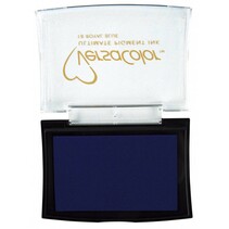 Almohadilla de tinta de pigmentos: el color azul oscuro