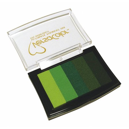 FARBE / INK / CHALKS ... Inkpad "Versacolor"; tons de verde