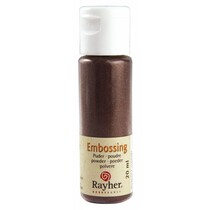 Embossingspulver: cuivre-or, opaque