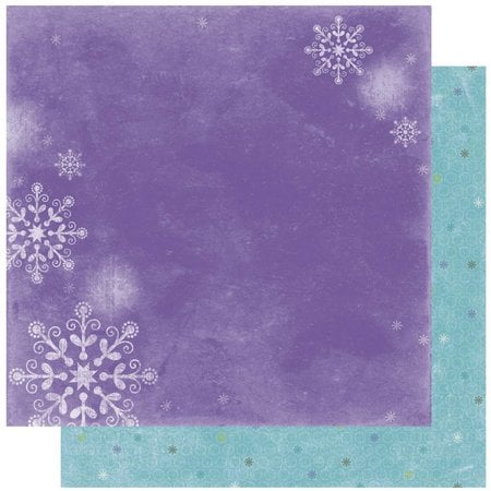 Designer Papier Scrapbooking: 30,5 x 30,5 cm Papier Scrapbooking Paper: Winter Joy Frosty