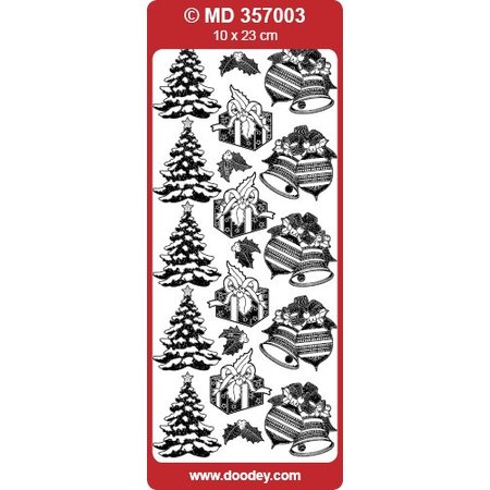 Sticker Adesivi in ​​rilievo dettagliate, motivi natalizi