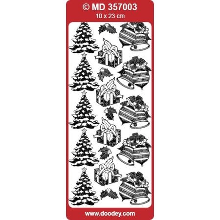 Sticker Autocollants en relief détaillées, des motifs de Noël