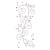 Embellishments / Verzierungen Gemstone Sticker, "ornamenten", roze en wit