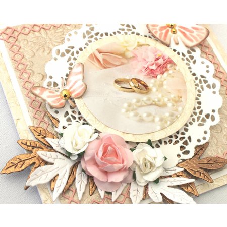 Joy!Crafts und JM Creation Taglio e goffratura stencil Gioia Crafts, foglia