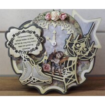 Corte y estampado en relieve plantillas, Candelabros