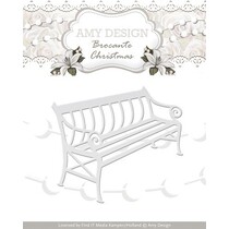 Cutting and embossing stencils, nostalgic Bench