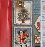 Exlusiv Bastelset el acondicionamiento de 4 tarjetas de cascada para la Navidad