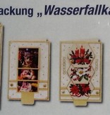 Exlusiv Bastelset about design of 4 waterfall cards for Christmas