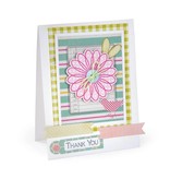 Sizzix Matrices de découpe + timbre assorti pour les fleurs