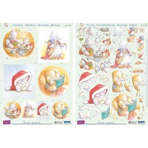 3D Stanzbogenset "Humphrey Corner" - Christmas