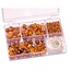 Schmuck Gestalten / Jewellery art Perlas de vidrio Schmuckbox naranja surtido