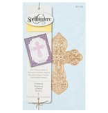 Spellbinders und Rayher Stampen en Embossing stencil, Spellbinders, Cross