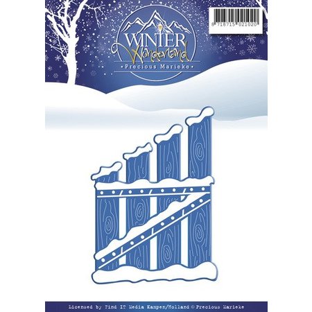 Precious Marieke Cutting and embossing stencils, Winter Wonderland