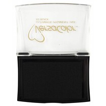 Almohadillas de tinta de pigmento negro: