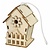 Objekten zum Dekorieren / objects for decorating Houten vogelhuisje, 6x4, 5cm