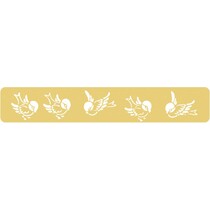 Embossing stencils, 177x34mm, flock of birds